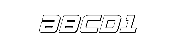 Direktor 3D Italic  Free Fonts Download