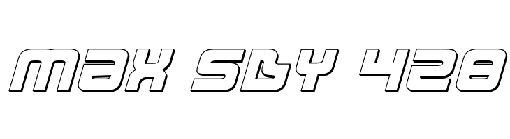 Direktor 3D Italic  Free Fonts Download