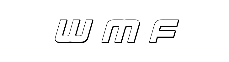 Direktor 3D Italic  Free Fonts Download