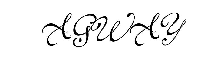 Gonspire Script PERSONAL USE Regular  Free Fonts Download