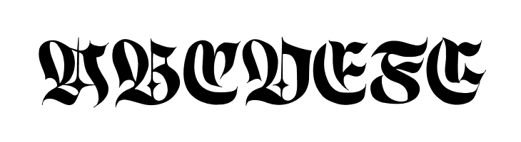 Bronzion Black PERSONAL USE Regular  Free Fonts Download