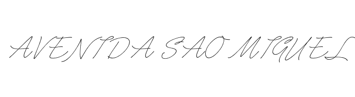 Caneta Script PERSONAL USE Thin  Free Fonts Download