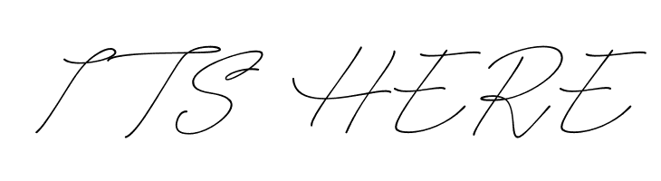 Caneta Script PERSONAL USE Thin  Free Fonts Download