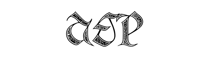 Gotika Ornament PERSONAL USE Regular  Free Fonts Download