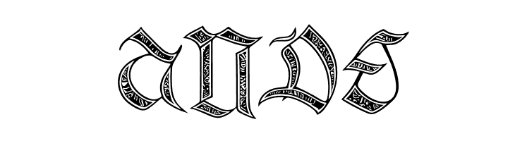 Gotika Ornament PERSONAL USE Regular  Free Fonts Download