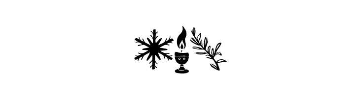 Winterlight Symbols PERSONAL Regular  Free Fonts Download
