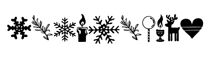 Winterlight Symbols PERSONAL Regular  Free Fonts Download
