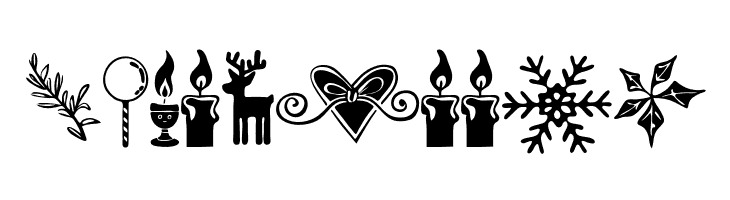 Winterlight Symbols PERSONAL Regular  Free Fonts Download