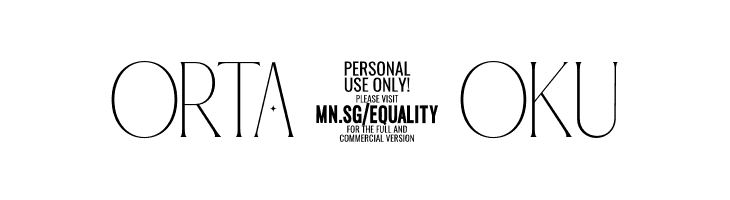Equality Serif PERSONAL USE Regular  Free Fonts Download