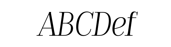 Golden State Serif PERSONAL Thin Italic  Free Fonts Download