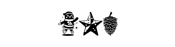 Christmas Carol Symbols Regular  Free Fonts Download