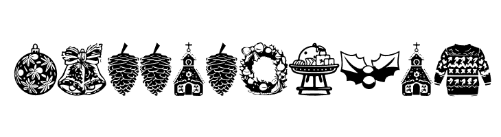 Christmas Carol Symbols Regular  Free Fonts Download