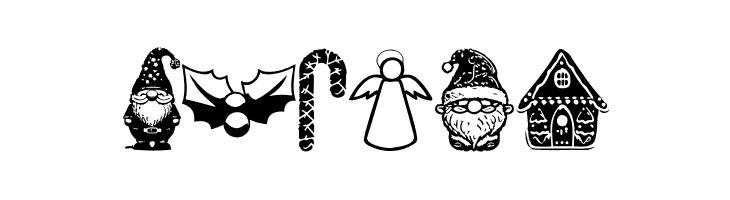 Christmas Carol Symbols Regular  Free Fonts Download