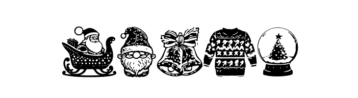 Christmas Carol Symbols Regular  Free Fonts Download