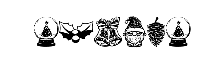 Christmas Carol Symbols Regular  Free Fonts Download