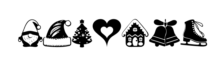 American Christmas Symbols Regular  Free Fonts Download
