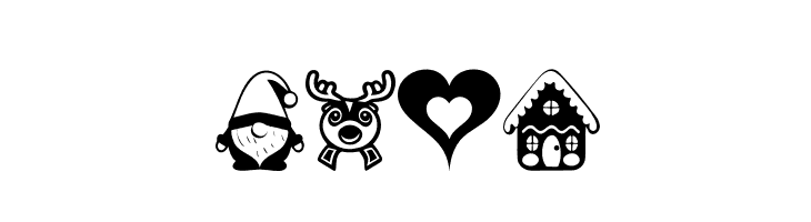 American Christmas Symbols Regular  Free Fonts Download