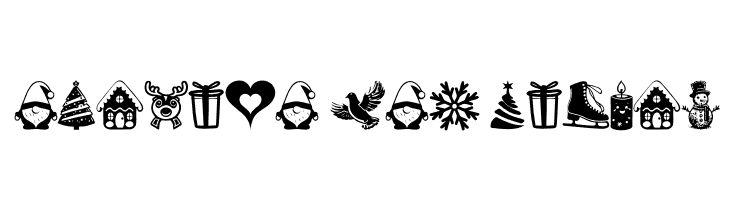 American Christmas Symbols Regular  Free Fonts Download