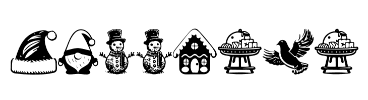 American Christmas Symbols Regular  Free Fonts Download
