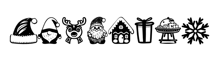 American Christmas Symbols Regular  Free Fonts Download