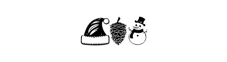 American Christmas Symbols Regular  Free Fonts Download