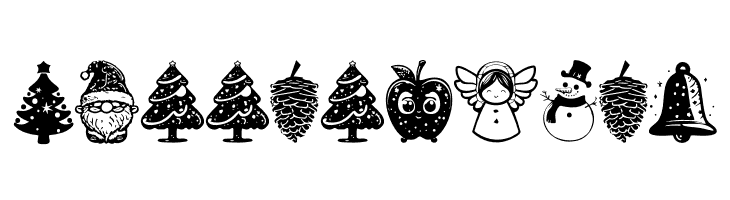 American Christmas Symbols Regular  Free Fonts Download