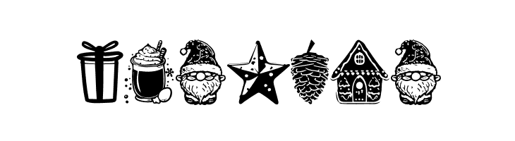 American Christmas Symbols Regular  Free Fonts Download