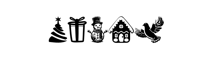 American Christmas Symbols Regular  Free Fonts Download