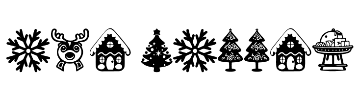 American Christmas Symbols Regular  Free Fonts Download