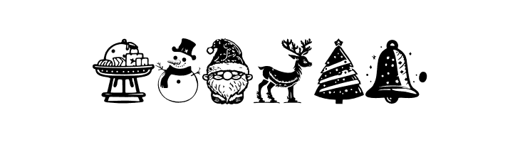 American Christmas Symbols Regular  Free Fonts Download
