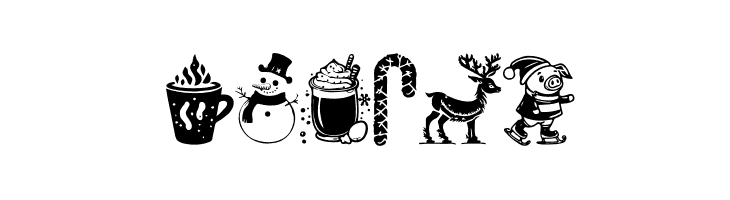 American Christmas Symbols Regular  Free Fonts Download