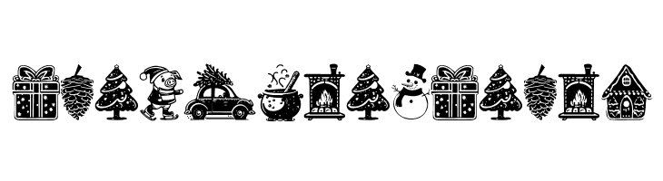 American Christmas Symbols Regular  Free Fonts Download