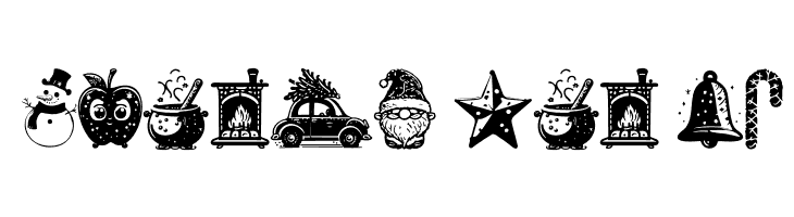 American Christmas Symbols Regular  Free Fonts Download