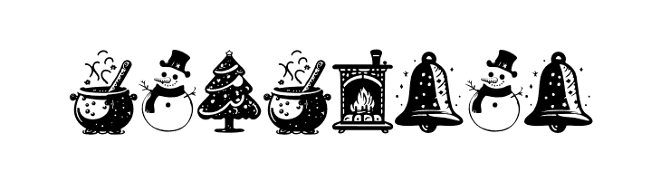 American Christmas Symbols Regular  Free Fonts Download