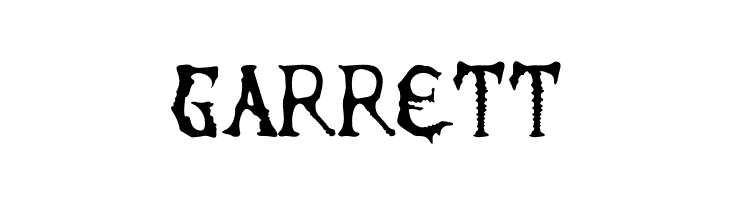 Gnarly Bone Black PERSONAL Regular  Free Fonts Download