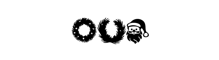 Wonderful Christmas Symbols Regular  Free Fonts Download