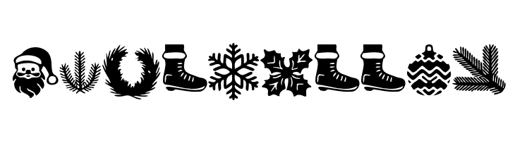 Wonderful Christmas Symbols Regular  Free Fonts Download
