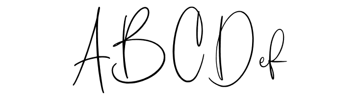 Blue Signature PERSONAL USE Regular  Free Fonts Download