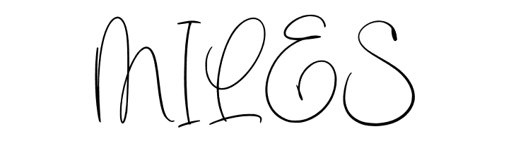 Blue Signature PERSONAL USE Regular  Free Fonts Download