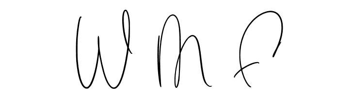 Blue Signature PERSONAL USE Regular  Free Fonts Download