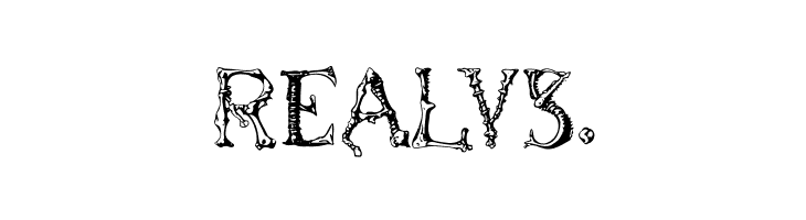 Gnarly Spine PERSONAL USE Regular  Free Fonts Download