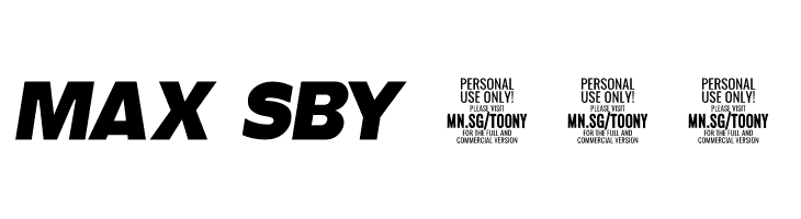 Toony Sans PERSONAL USE Italic  Free Fonts Download