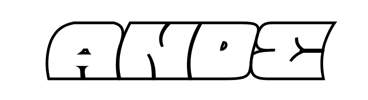 Barred Outline PERSONAL USE Regular  Free Fonts Download