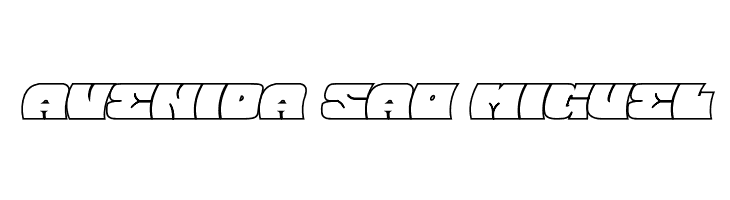 Barred Outline PERSONAL USE Regular  Free Fonts Download