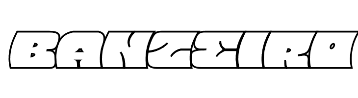 Barred Outline PERSONAL USE Regular  Free Fonts Download