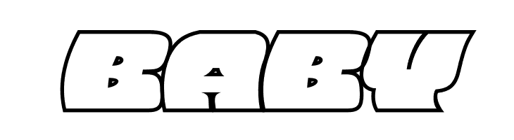 Barred Outline PERSONAL USE Regular  Free Fonts Download