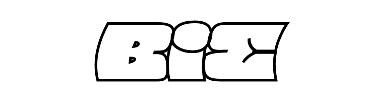 Barred Outline PERSONAL USE Regular  Free Fonts Download