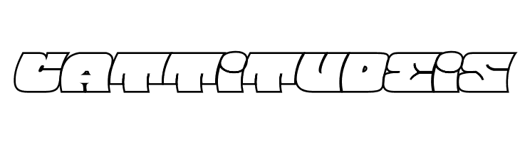 Barred Outline PERSONAL USE Regular  Free Fonts Download