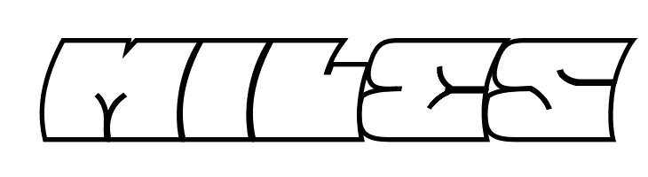 Barred Outline PERSONAL USE Regular  Free Fonts Download