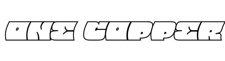 Barred Outline PERSONAL USE Regular  Free Fonts Download